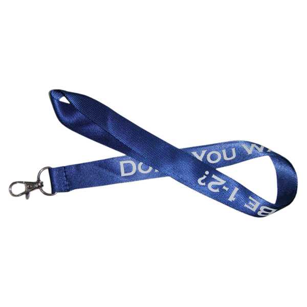 nylon lanyard with printing for events | EVPL4067